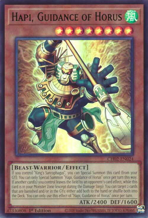 Hapi, Guidance of Horus [CH02-EN024] Ultra Rare | Gear Gaming Fayetteville