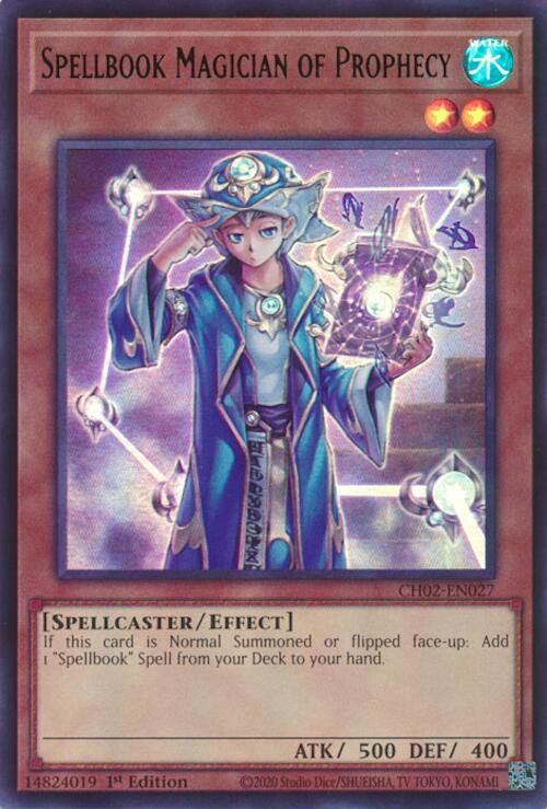 Spellbook Magician of Prophecy [CH02-EN027] Ultra Rare | Gear Gaming Fayetteville