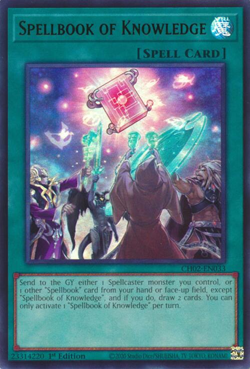 Spellbook of Knowledge [CH02-EN033] Ultra Rare | Gear Gaming Fayetteville