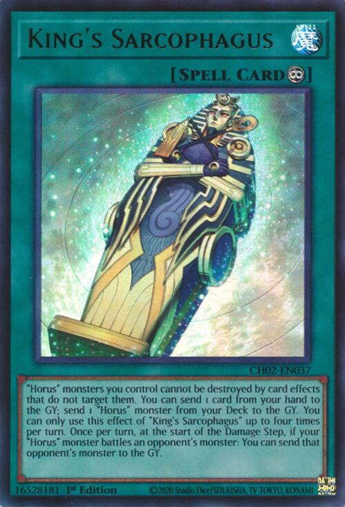 King's Sarcophagus [CH02-EN037] Ultra Rare | Gear Gaming Fayetteville