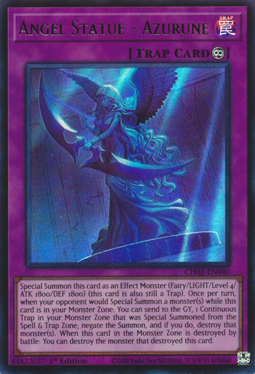 Angel Statue - Azurune [CH02-EN040] Ultra Rare | Gear Gaming Fayetteville