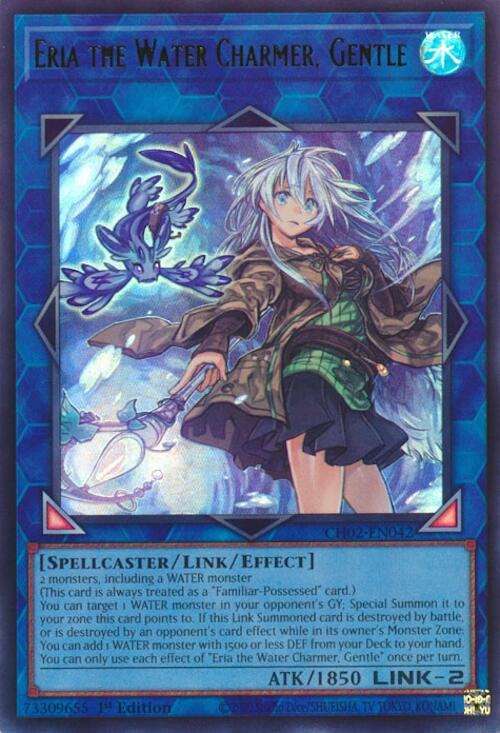 Eria the Water Charmer, Gentle [CH02-EN042] Ultra Rare | Gear Gaming Fayetteville