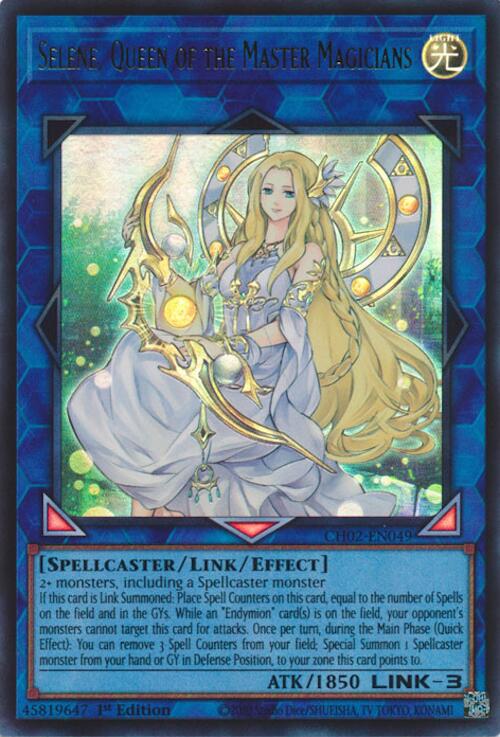 Selene, Queen of the Master Magicians [CH02-EN049] Ultra Rare | Gear Gaming Fayetteville