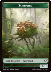 Saproling // Poison Counter Double-Sided Token [Lorwyn Eclipsed Tokens] | Gear Gaming Fayetteville