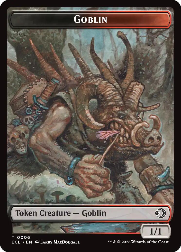 Faerie // Goblin Double-Sided Token [Lorwyn Eclipsed Tokens] | Gear Gaming Fayetteville