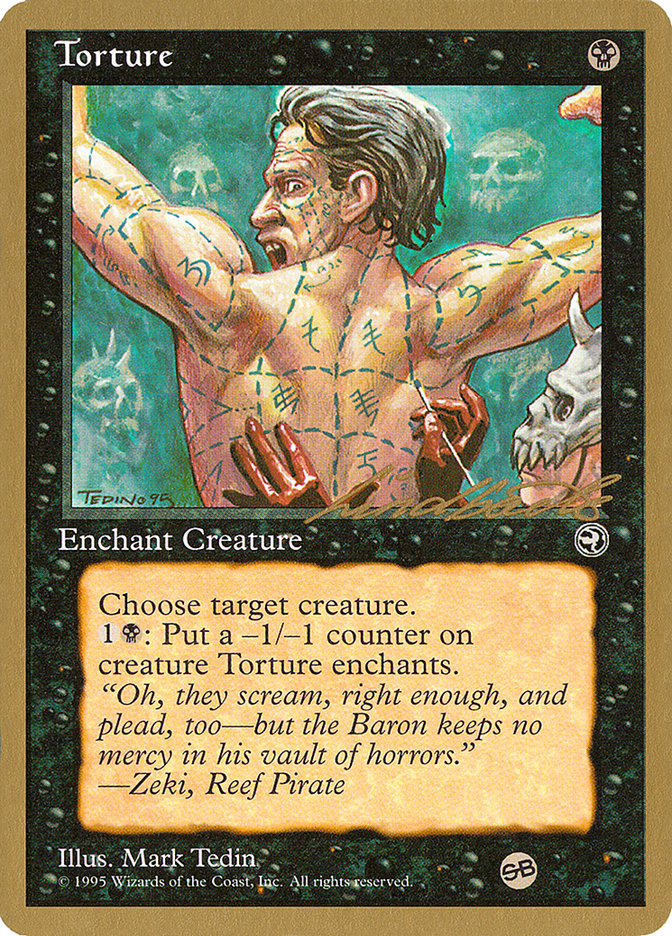 Torture (Leon Lindback) (SB) [Pro Tour Collector Set] | Gear Gaming Fayetteville