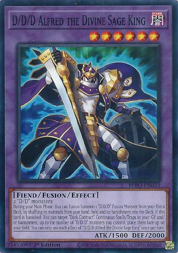 D/D/D Alfred the Divine Sage King [BPRO-EN033] Common | Gear Gaming Fayetteville