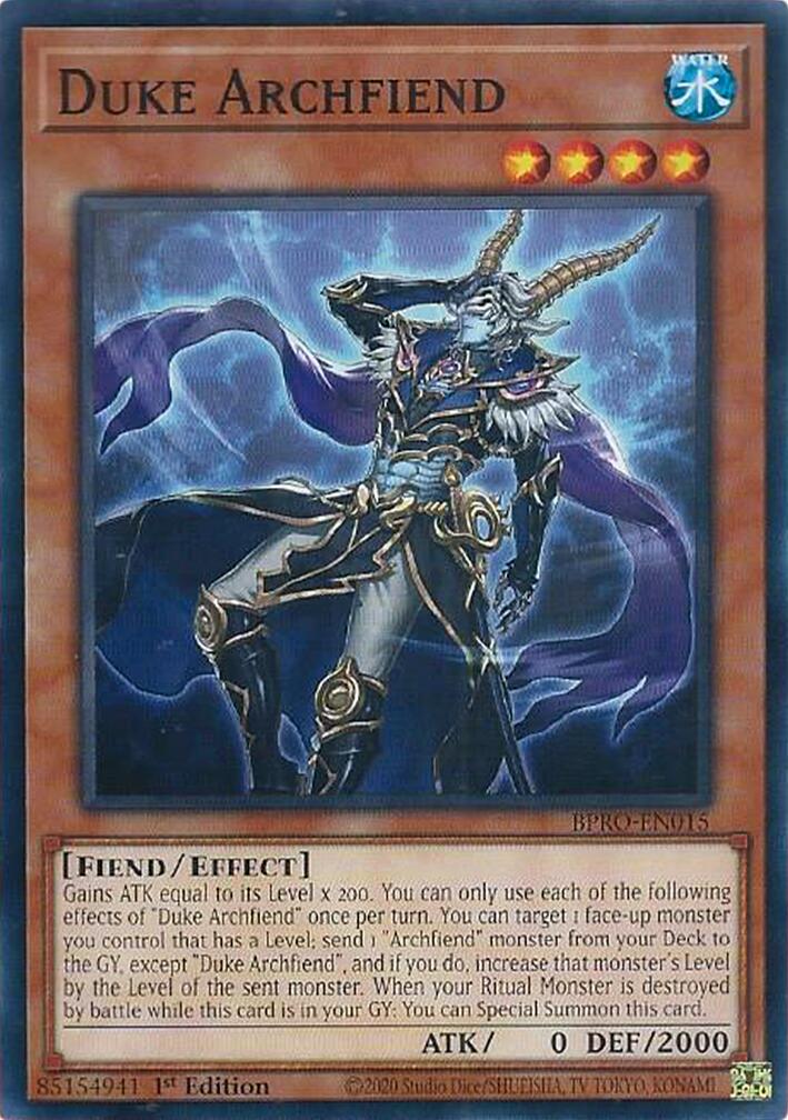 Duke Archfiend [BPRO-EN015] Common | Gear Gaming Fayetteville