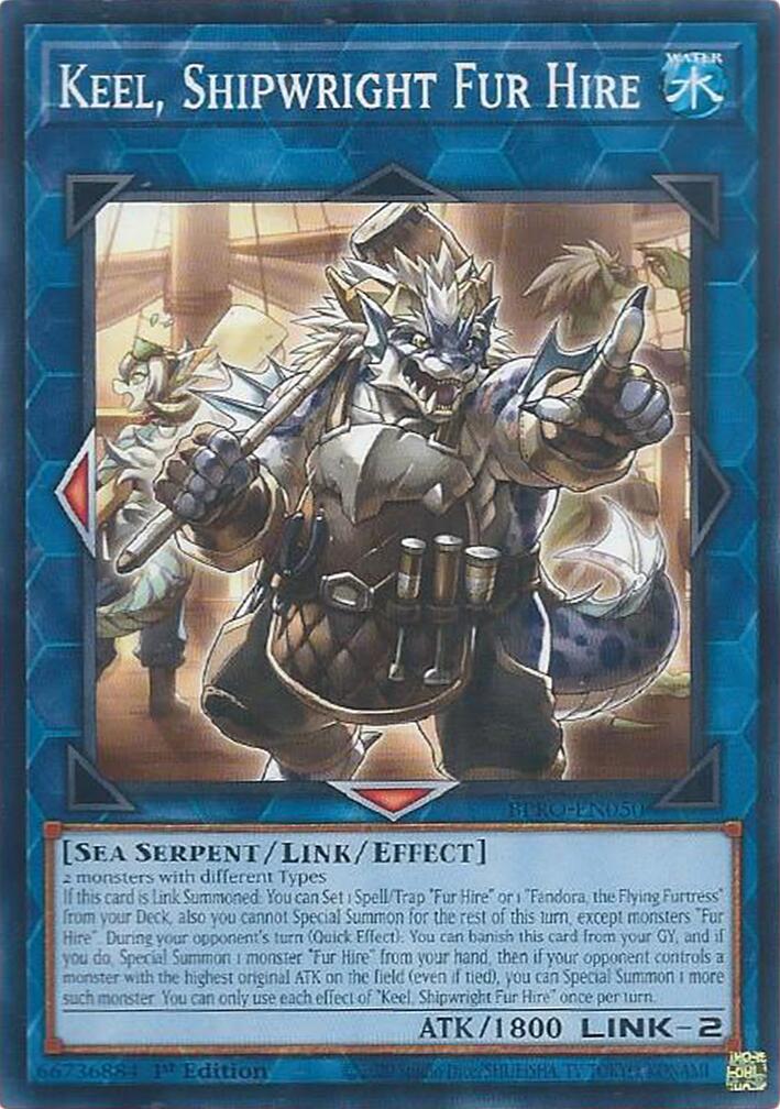 Keel, Shipwright Fur Hire [BPRO-EN050] Common | Gear Gaming Fayetteville