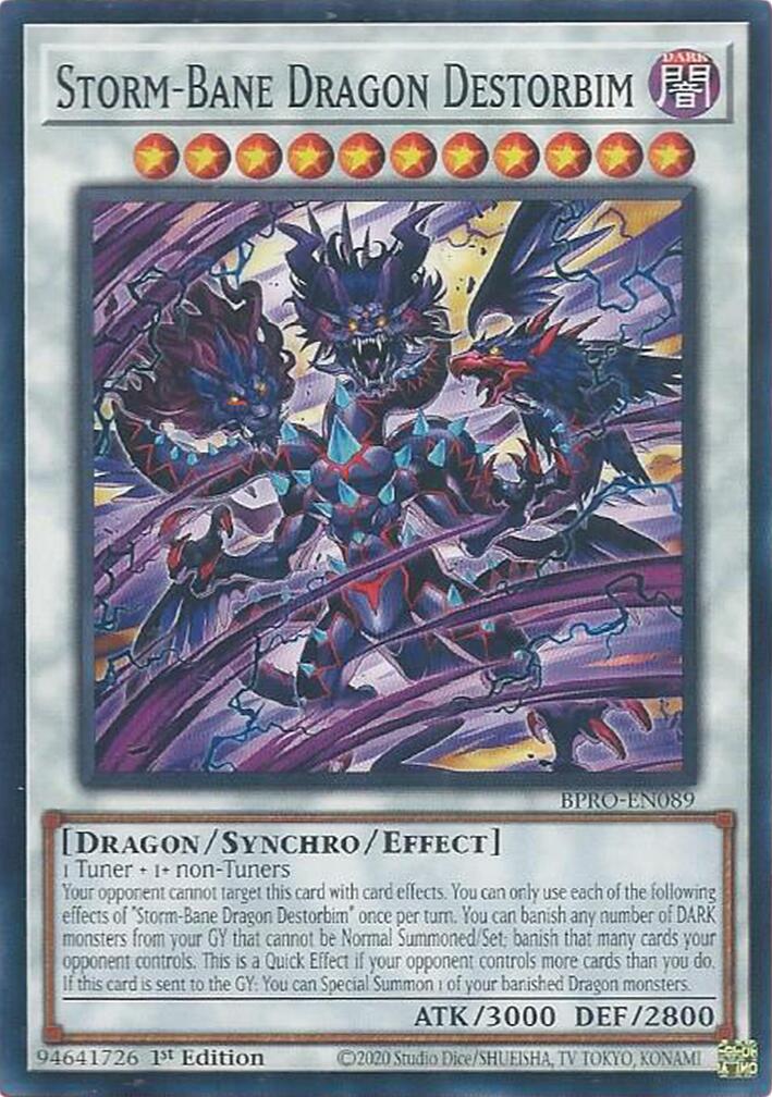 Storm-Bane Dragon Destorbim [BPRO-EN089] Common | Gear Gaming Fayetteville
