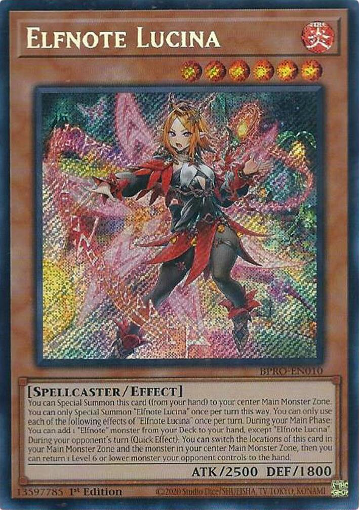 Elfnote Lucina [BPRO-EN010] Secret Rare | Gear Gaming Fayetteville