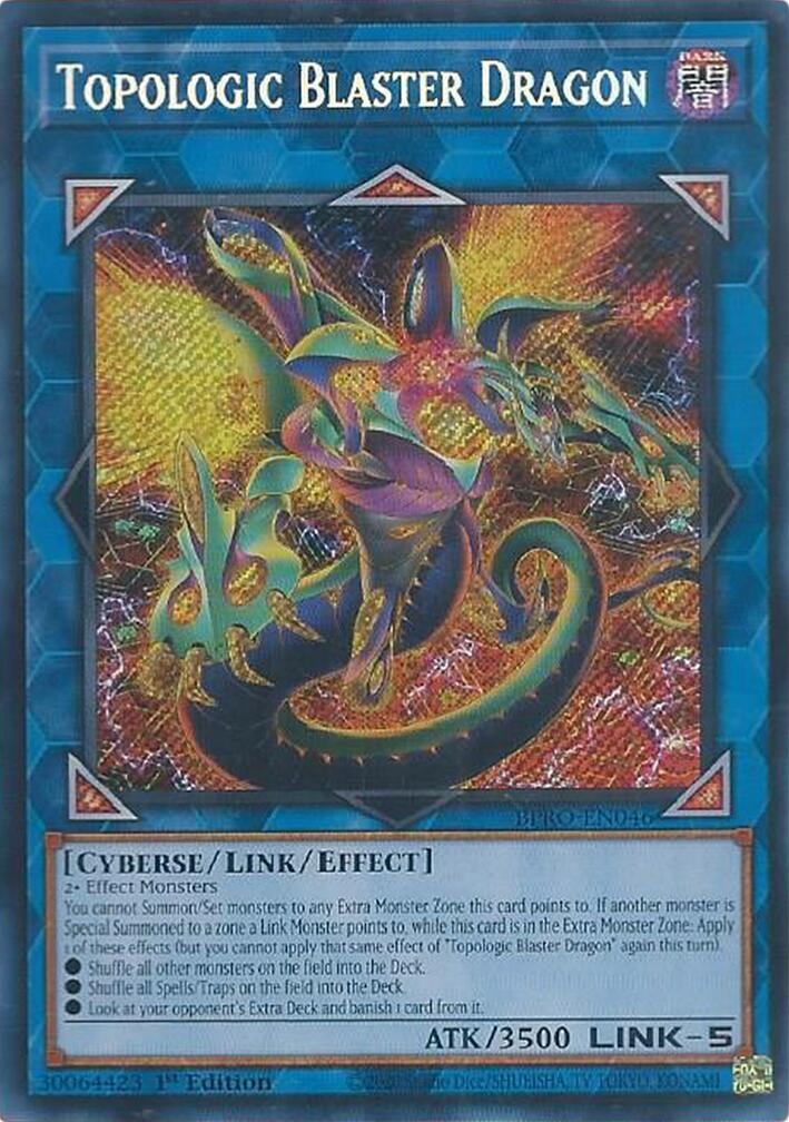 Topologic Blaster Dragon [BPRO-EN046] Secret Rare | Gear Gaming Fayetteville