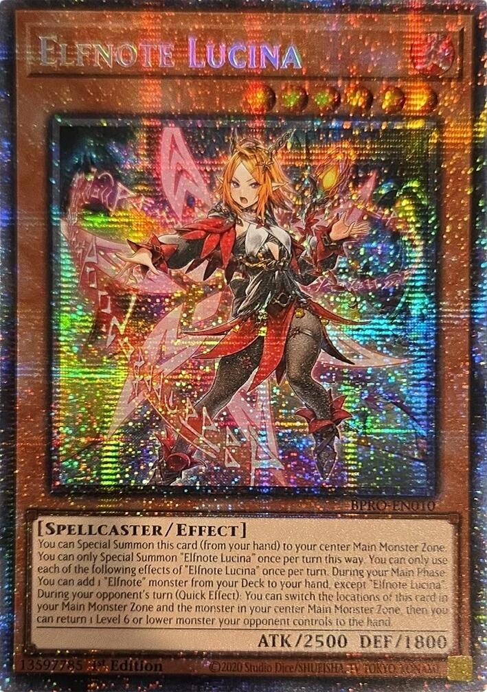Elfnote Lucina (Starlight Rare) [BPRO-EN010] Starlight Rare | Gear Gaming Fayetteville