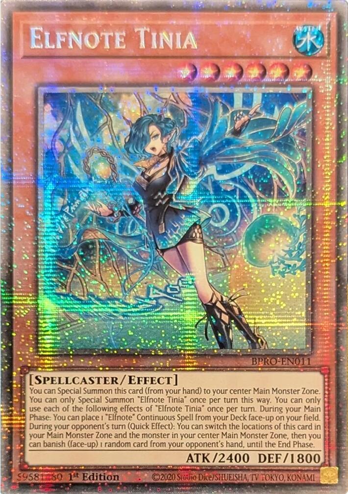 Elfnote Tinia (Starlight Rare) [BPRO-EN011] Starlight Rare | Gear Gaming Fayetteville