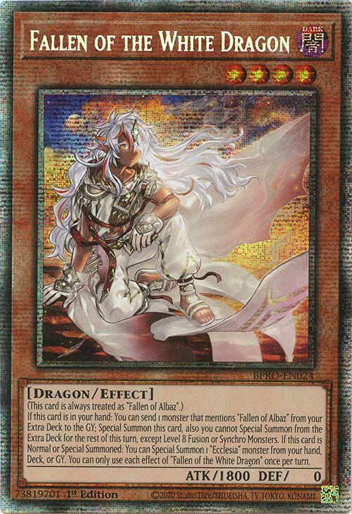 Fallen of the White Dragon (Starlight Rare) [BPRO-EN024] Starlight Rare | Gear Gaming Fayetteville