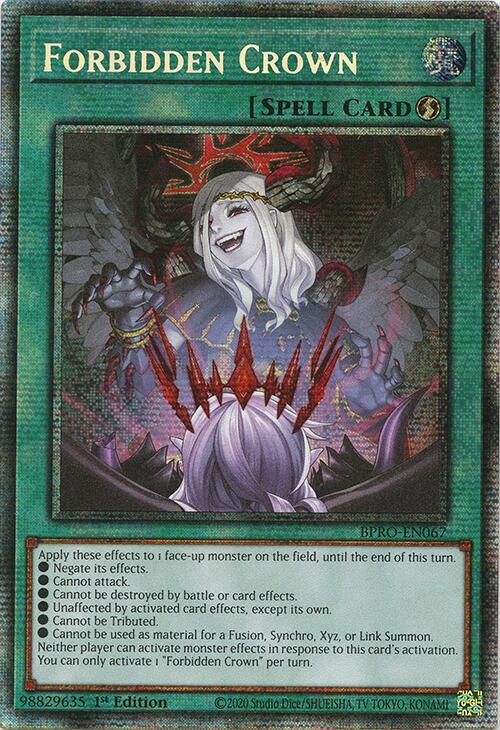 Forbidden Crown (Starlight Rare) [BPRO-EN067] Starlight Rare | Gear Gaming Fayetteville