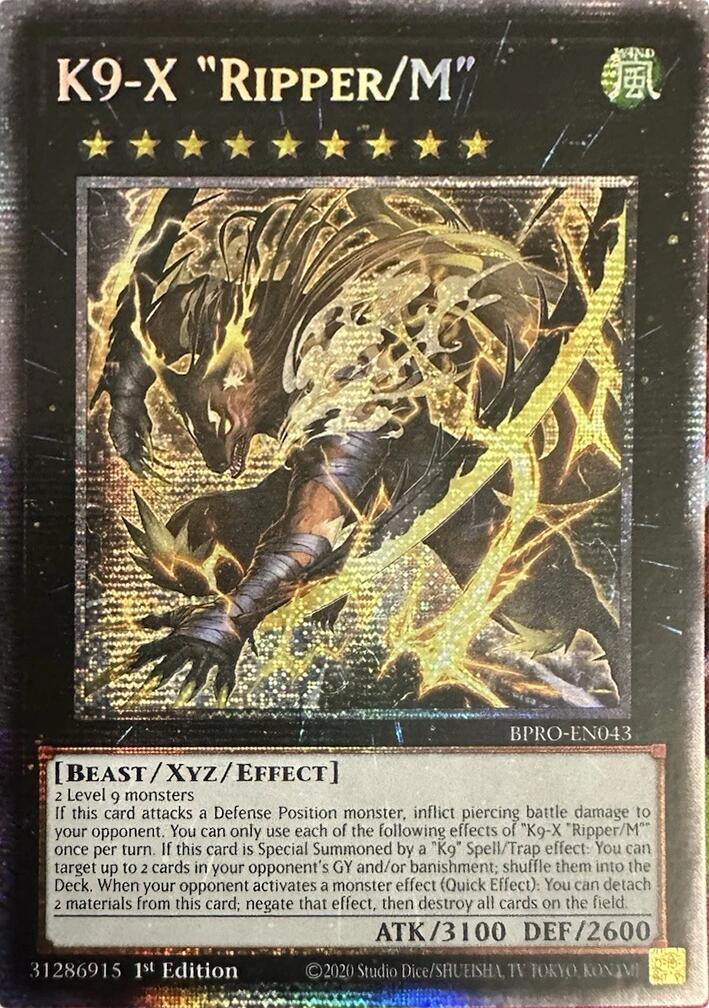 K9-X "Ripper/M" (Starlight Rare) [BPRO-EN043] Starlight Rare | Gear Gaming Fayetteville