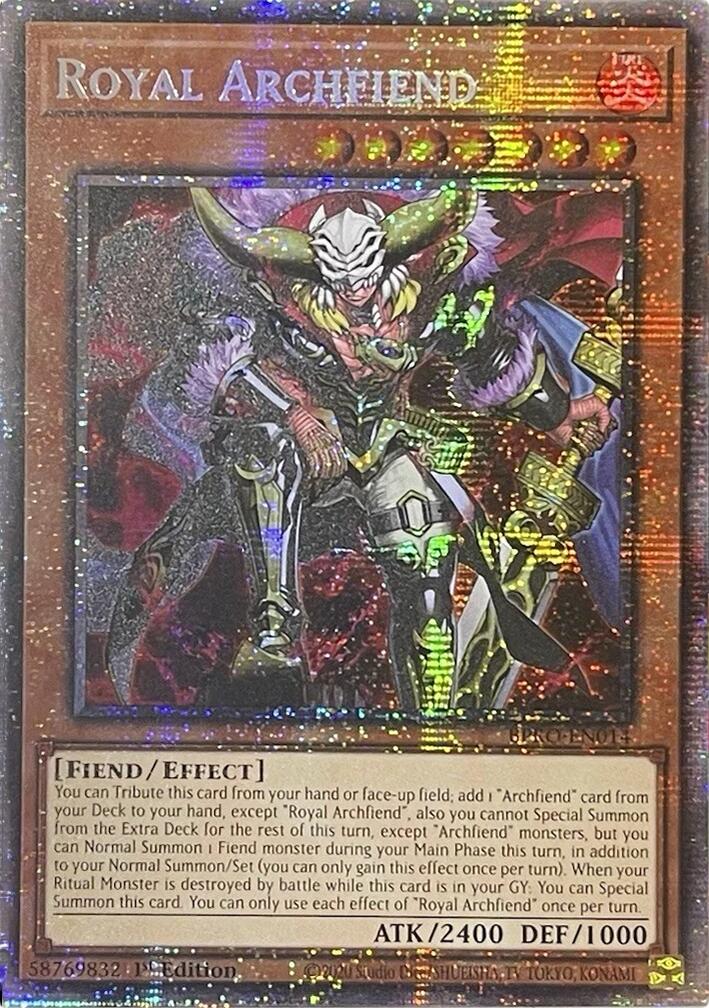Royal Archfiend (Starlight Rare) [BPRO-EN014] Starlight Rare | Gear Gaming Fayetteville
