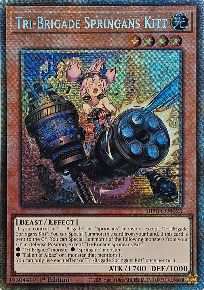 Tri-Brigade Springans Kitt (Starlight Rare) [BPRO-EN025] Starlight Rare | Gear Gaming Fayetteville