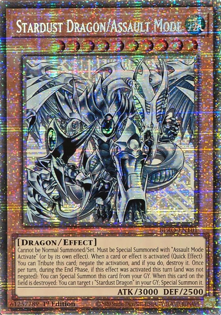 Stardust Dragon/Assault Mode [BPRO-EN101] Starlight Rare | Gear Gaming Fayetteville