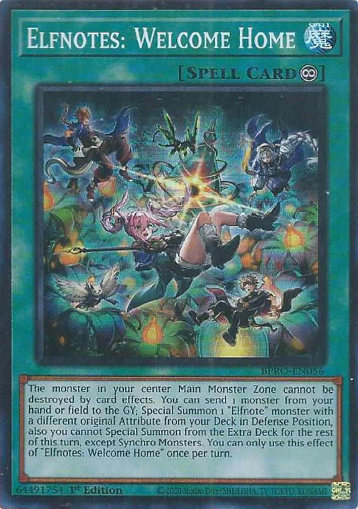 Elfnotes: Welcome Home [BPRO-EN056] Super Rare | Gear Gaming Fayetteville