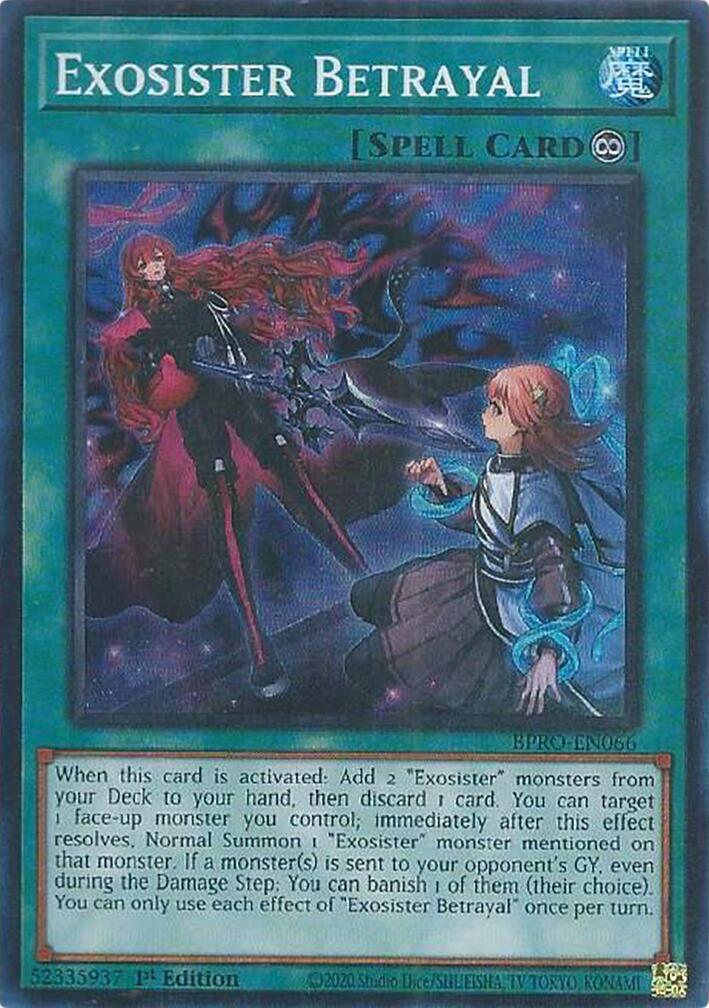 Exosister Betrayal [BPRO-EN066] Super Rare | Gear Gaming Fayetteville