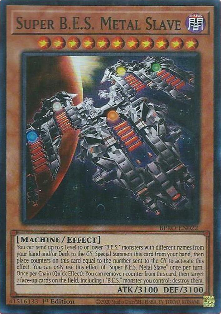 Super B.E.S. Metal Slave [BPRO-EN022] Super Rare | Gear Gaming Fayetteville