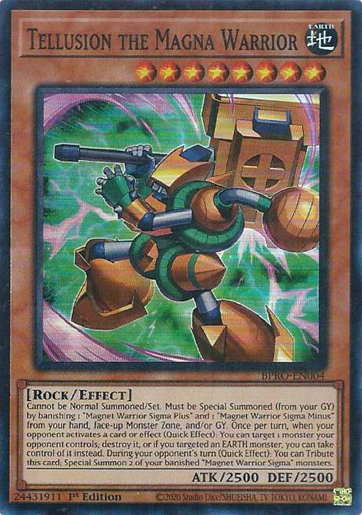 Tellusrion the Magna Warrior [BPRO-EN004] Super Rare | Gear Gaming Fayetteville
