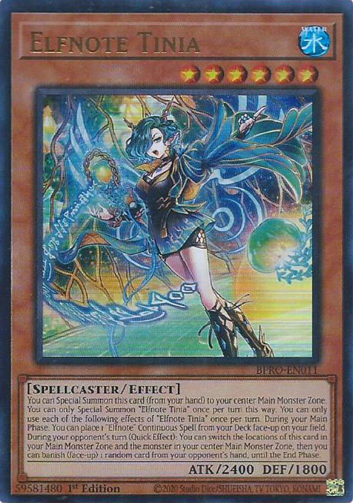 Elfnote Tinia [BPRO-EN011] Ultra Rare | Gear Gaming Fayetteville