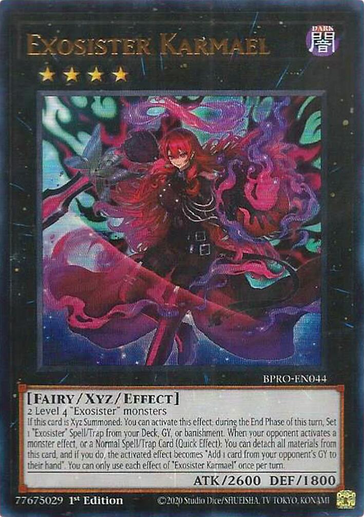 Exosister Karmael [BPRO-EN044] Ultra Rare | Gear Gaming Fayetteville