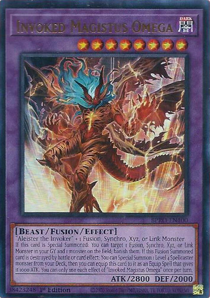 Invoked Magistus Omega [BPRO-EN100] Ultra Rare | Gear Gaming Fayetteville