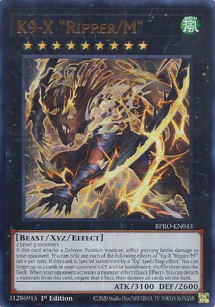 K9-X "Ripper/M" [BPRO-EN043] Ultra Rare | Gear Gaming Fayetteville