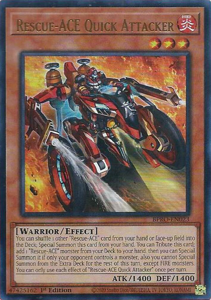 Rescue-ACE Quick Attacker [BPRO-EN023] Ultra Rare | Gear Gaming Fayetteville
