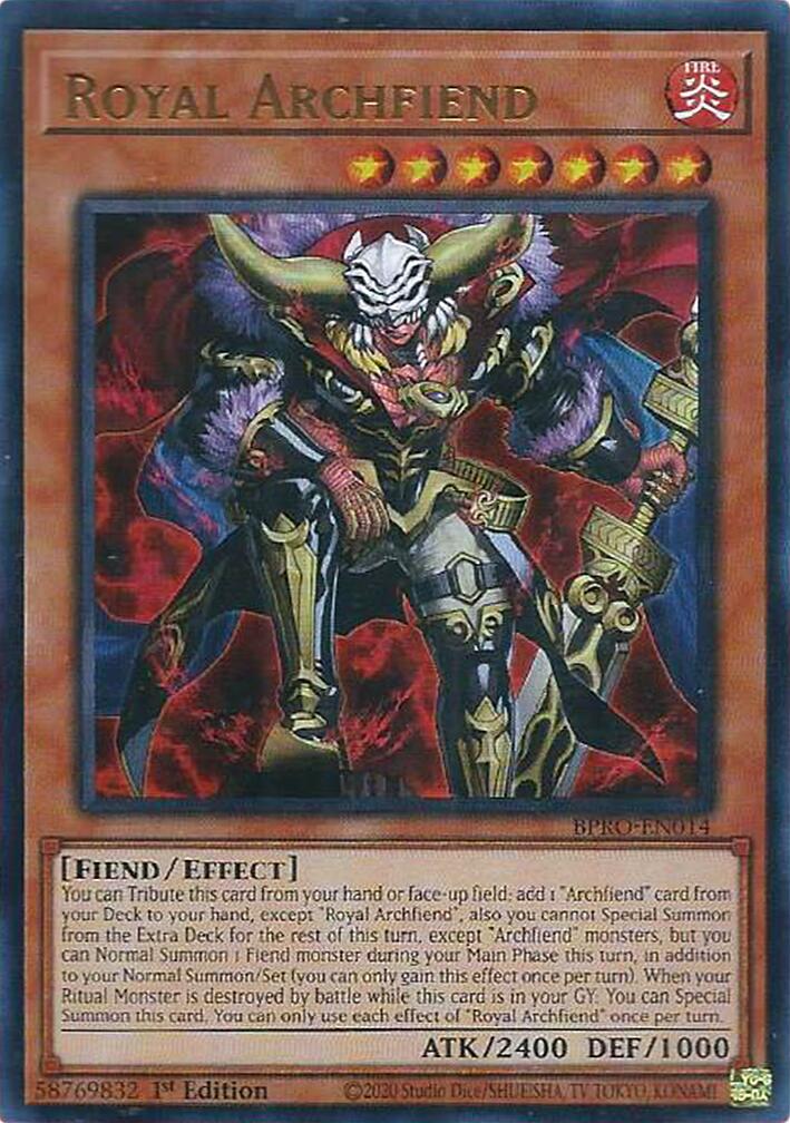 Royal Archfiend [BPRO-EN014] Ultra Rare | Gear Gaming Fayetteville