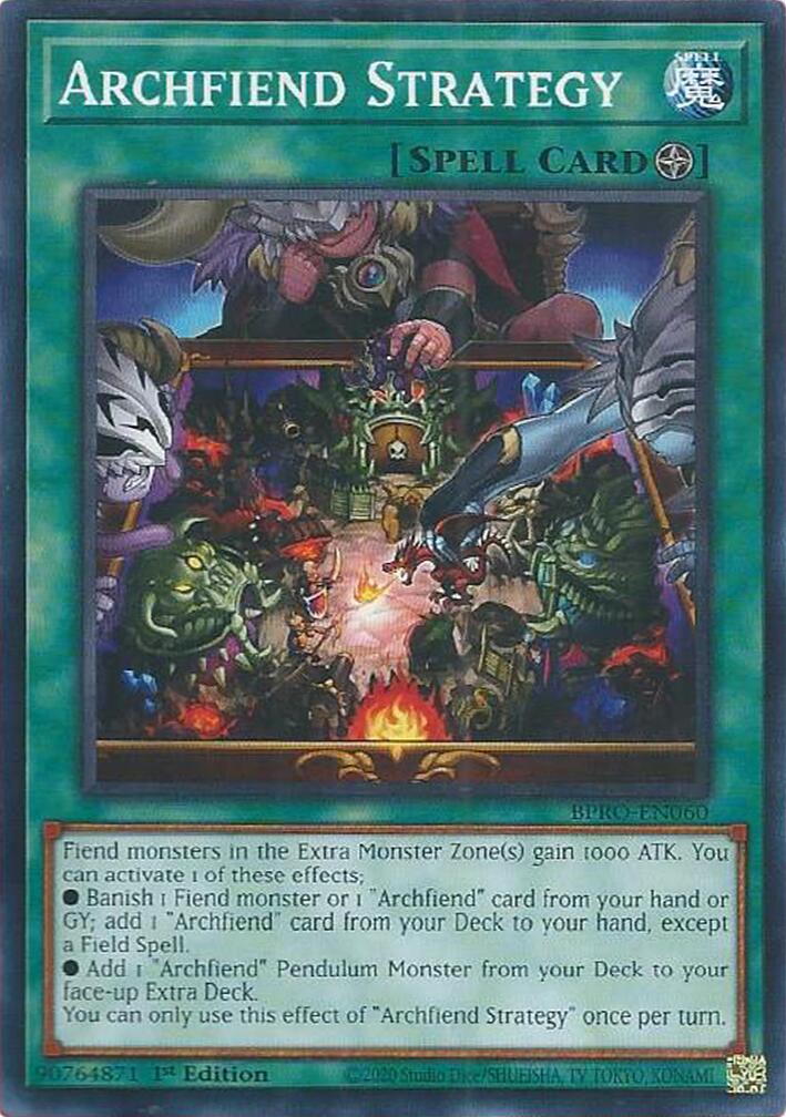 Archfiend Strategy [BPRO-EN060] Rare | Gear Gaming Fayetteville