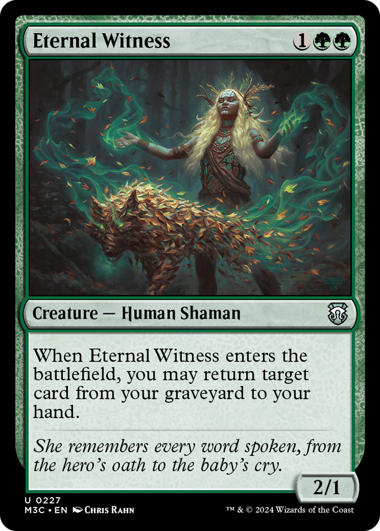 Eternal Witness (Ripple Foil) [Modern Horizons 3 Commander] | Gear Gaming Fayetteville