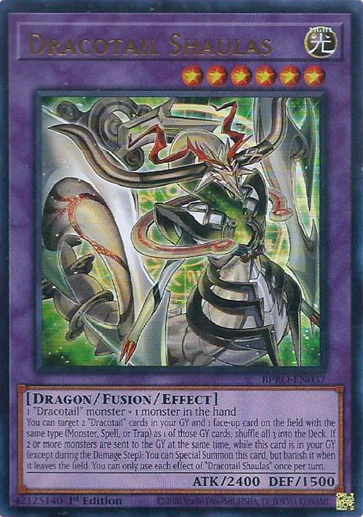 Dracotail Shaulas [BPRO-EN037] Ultra Rare | Gear Gaming Fayetteville