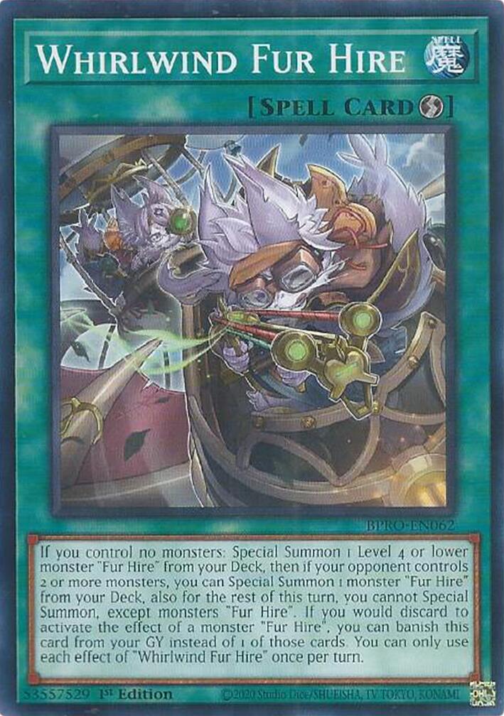 Whirlwind Fur Hire [BPRO-EN062] Common | Gear Gaming Fayetteville