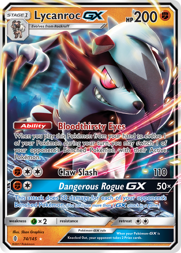 Lycanroc GX (74/145) [Sun & Moon: Guardians Rising] | Gear Gaming Fayetteville