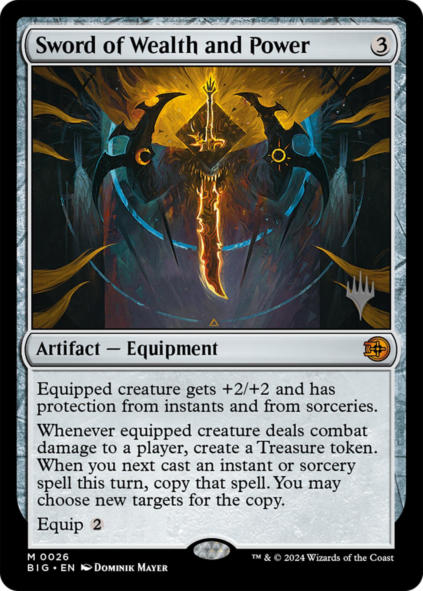 Sword of Wealth and Power [Lorwyn Eclipsed Promos] | Gear Gaming Fayetteville