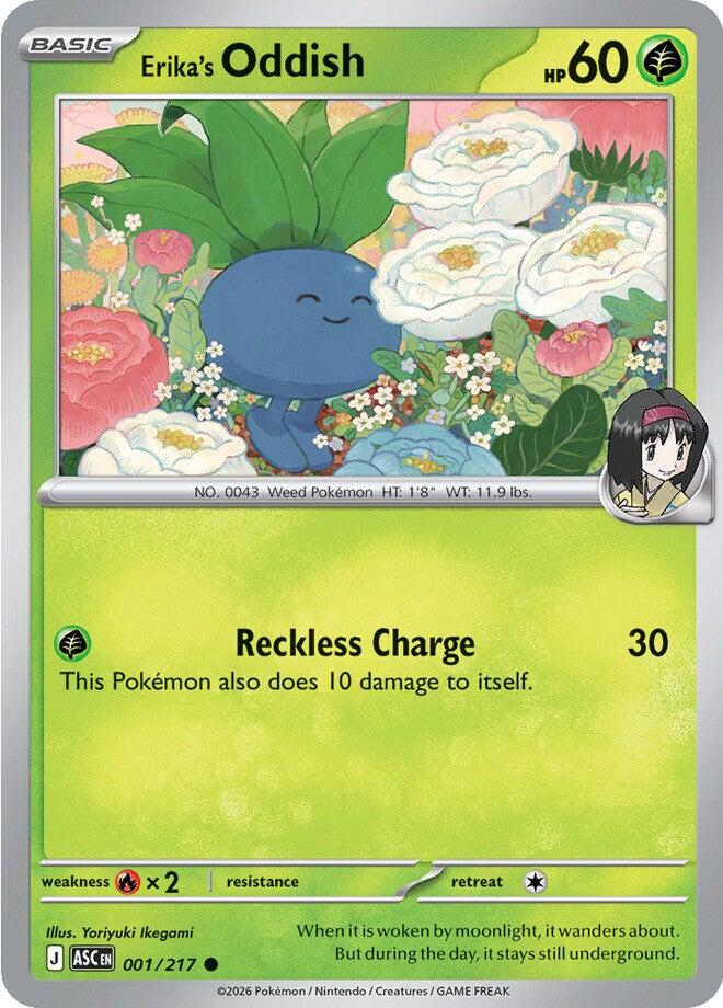 Erika's Oddish (001/217) [Mega Evolution: Ascended Heroes] | Gear Gaming Fayetteville