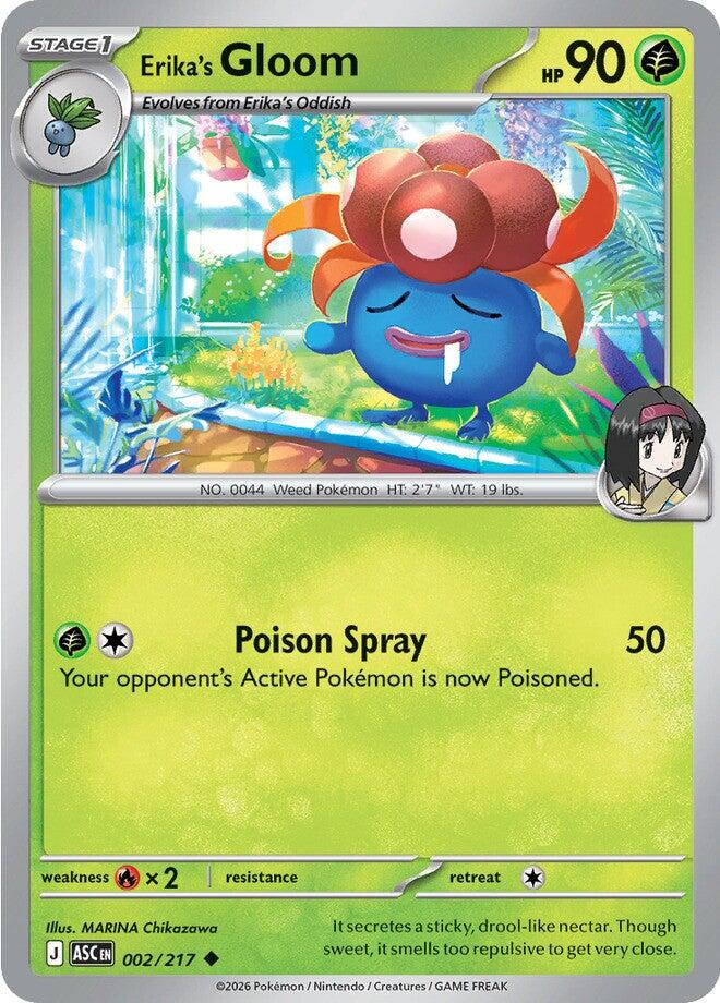 Erika's Gloom (002/217) [Mega Evolution: Ascended Heroes] | Gear Gaming Fayetteville