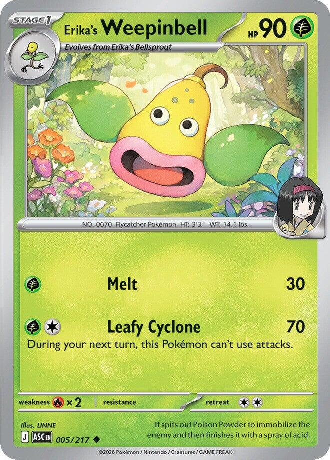 Erika's Weepinbell (005/217) [Mega Evolution: Ascended Heroes] | Gear Gaming Fayetteville
