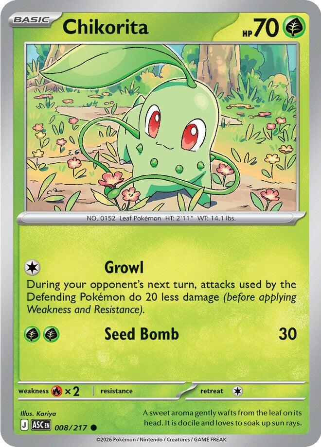 Chikorita (008/217) [Mega Evolution: Ascended Heroes] | Gear Gaming Fayetteville