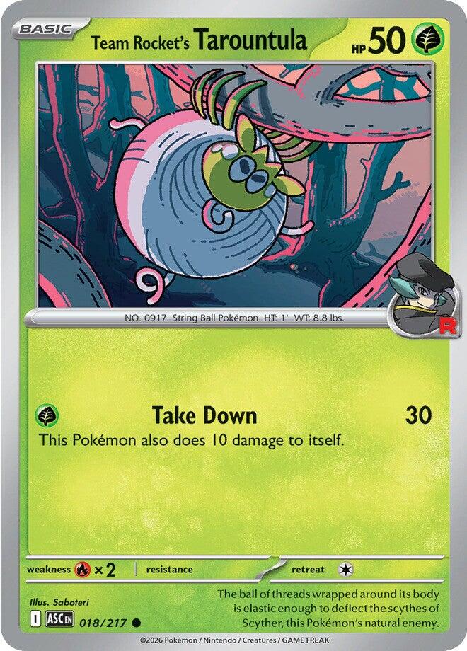 Team Rocket's Tarountula (018/217) [Mega Evolution: Ascended Heroes] | Gear Gaming Fayetteville