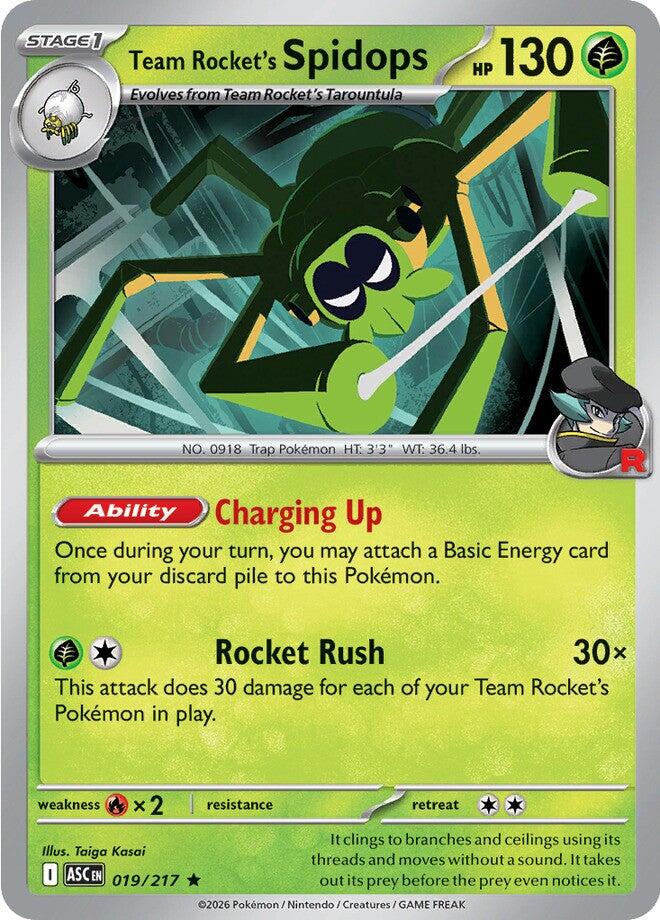 Team Rocket's Spidops (019/217) [Mega Evolution: Ascended Heroes] | Gear Gaming Fayetteville