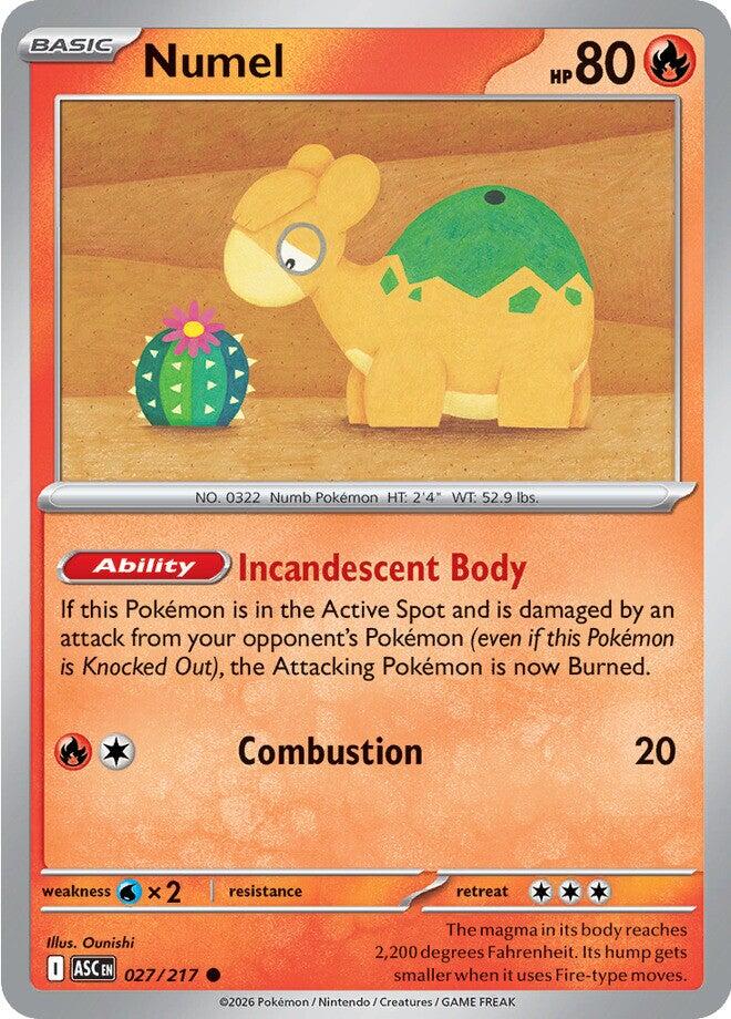 Numel (027/217) [Mega Evolution: Ascended Heroes] | Gear Gaming Fayetteville