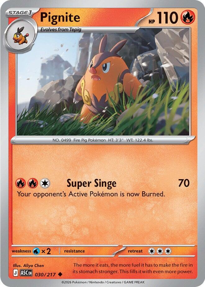 Pignite (030/217) [Mega Evolution: Ascended Heroes] | Gear Gaming Fayetteville