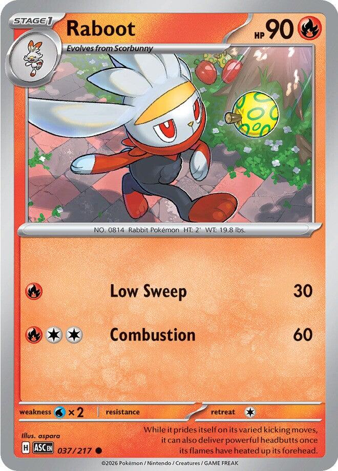 Raboot (037/217) [Mega Evolution: Ascended Heroes] | Gear Gaming Fayetteville