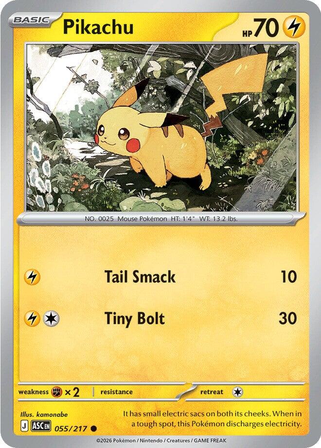 Pikachu (055/217) [Mega Evolution: Ascended Heroes] | Gear Gaming Fayetteville